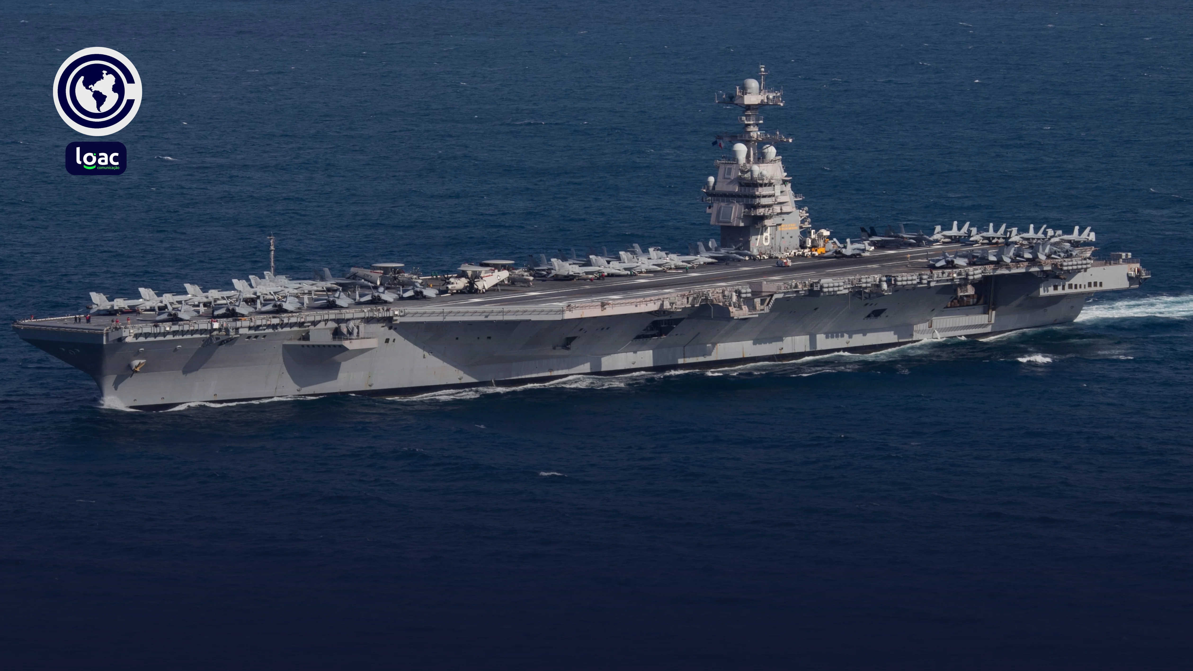 Maior porta-aviões do mundo entra em cena para pressionar Maduro